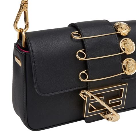 fendi purse with safety pins|Fendi women purse.